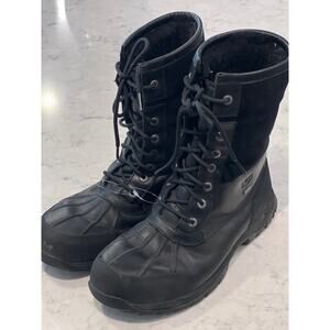 Ugg Men’s Waterproof Vibram Winter Snow Gorpcore Lace Up Boots Size 10.5 Black